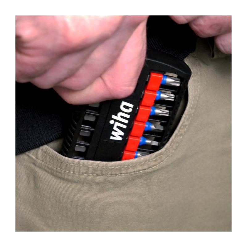 WIHA 70298 7 Piece TerminatorBlue Impact Bit Set - 2 Inch Bits - Mississauga Hardware Centre Inc