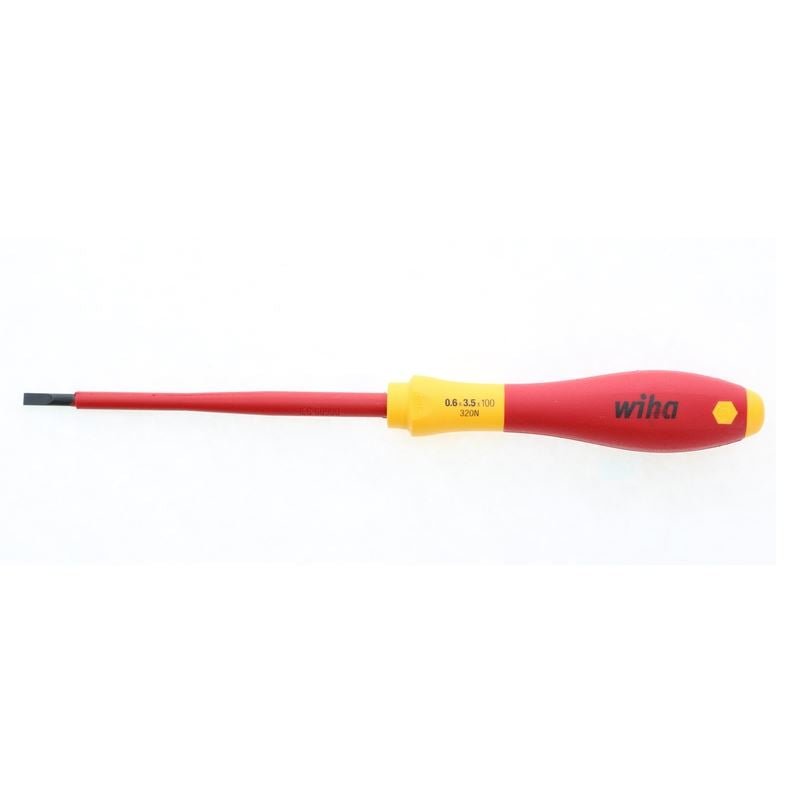 WIHA 92005 Insulated SoftFinish Slotted Screwdriver 3.5 - Mississauga Hardware Centre Inc