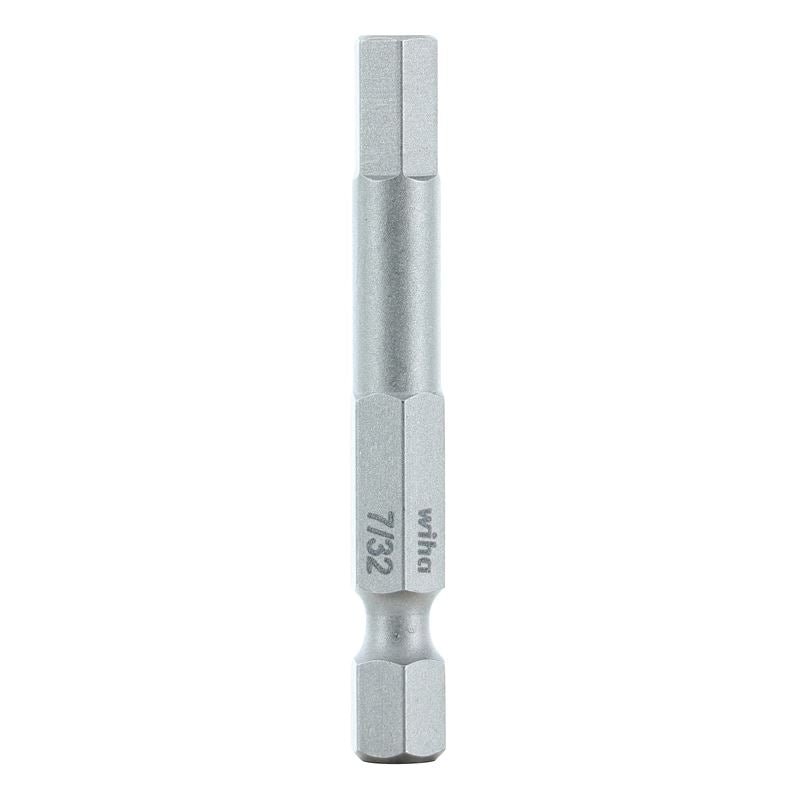 Wiha Hex Inch Power Bit 7/32 x 50mm Pack of 10 Bits - Mississauga Hardware Centre IncWiha ToolsWIHA-74317