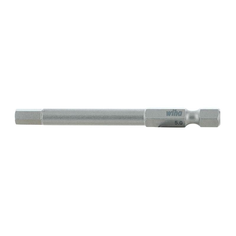 Wiha Hex Metric Power Bit 5.0 x 70mm Pack of 10 Bits - Mississauga Hardware Centre IncWiha ToolsWIHA-74355