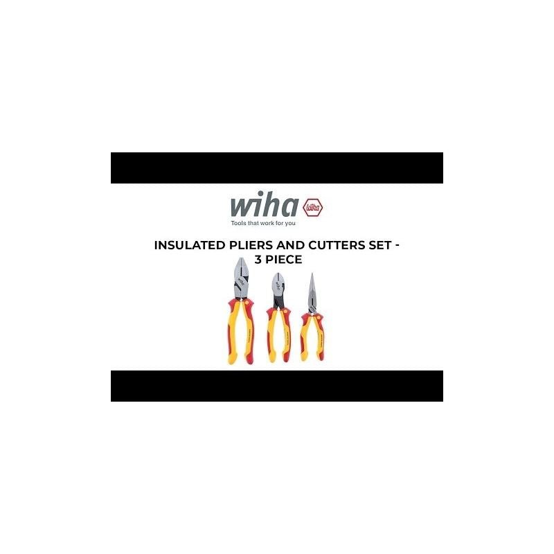 Wiha Insulated Pliers and Cutters Set 3 - Piece - Mississauga Hardware Centre IncWiha ToolsWIHA-32968