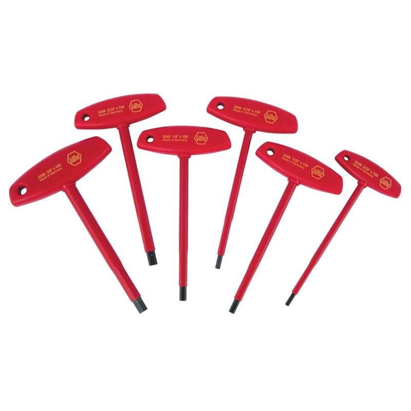 Wiha Insulated T - Handle Hex Inch 6 Piece Set - Mississauga Hardware Centre IncWiha ToolsWIHA-33490