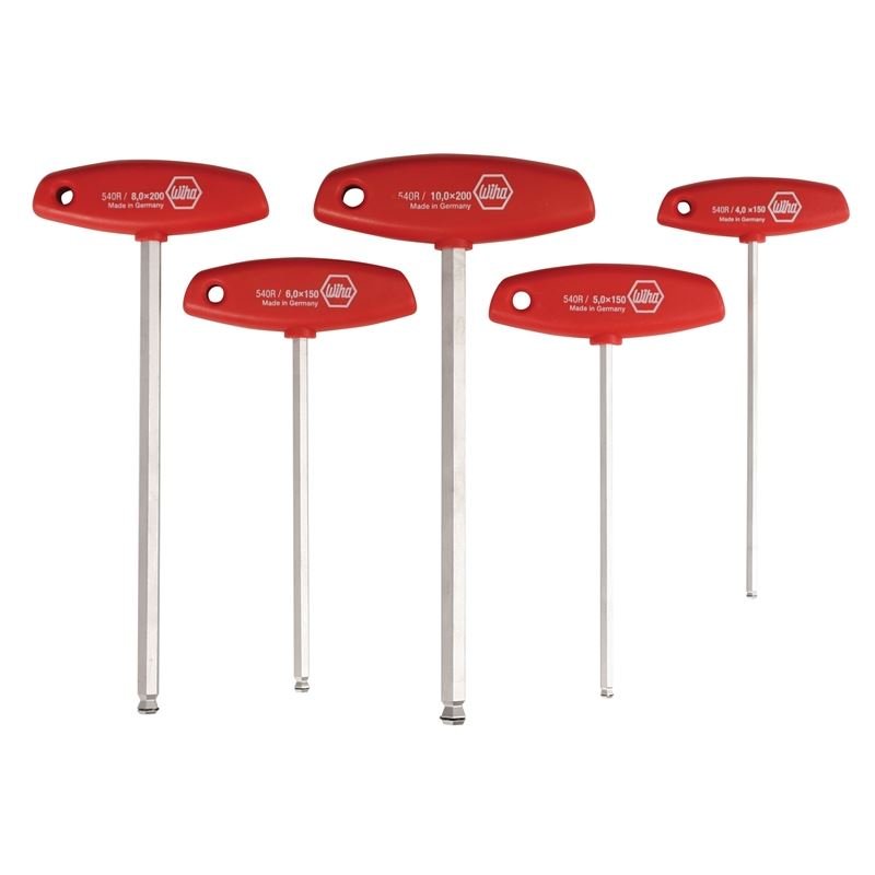 Wiha MagicRing Ball End Hex T - Handle Metric 5 Piece Set - Mississauga Hardware Centre IncWiha ToolsWIHA-54090