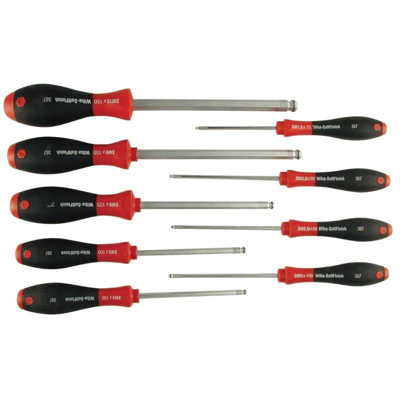 Wiha MagicRing Ball End Metric Screwdiver 9 Piece Set - Mississauga Hardware Centre IncWiha ToolsWIHA-36790