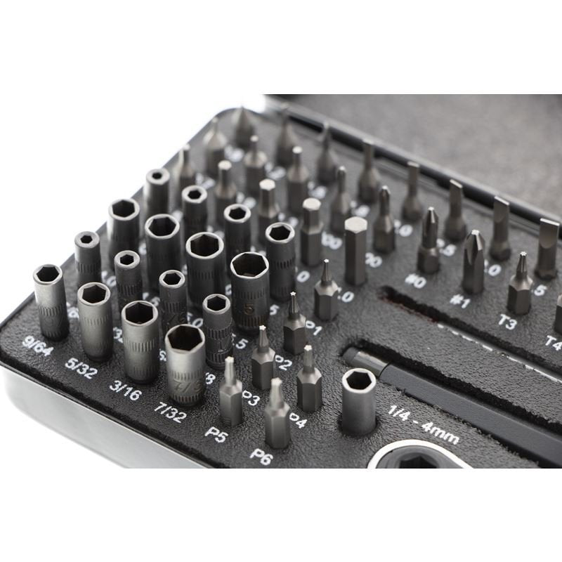 Wiha Master Tech 65 Piece Set - ESD Handle, Mini Ratchet and MicroBits In Metal Storage Box - Mississauga Hardware Centre IncWiha ToolsWIHA-75965