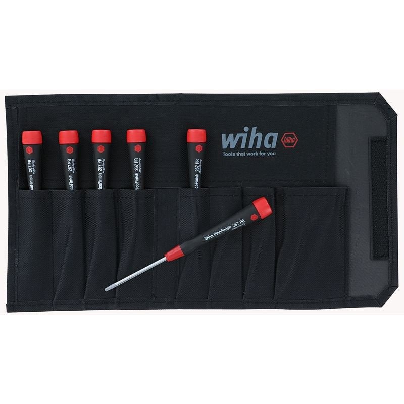 Wiha PicoFinish Precision MagicSpring Torx Screwdriver 6 Piece Set in Canvas Pouch - Mississauga Hardware Centre IncWiha ToolsWIHA-26798