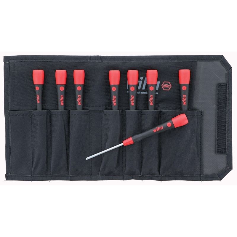 Wiha PicoFinish Precision Torx Screwdriver 8 Piece Set T5 - T20 in Canvas Pouch - Mississauga Hardware Centre IncWiha ToolsWIHA-26796