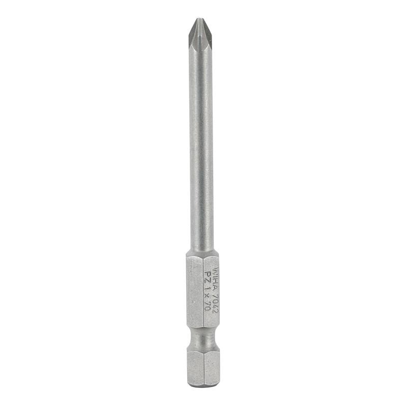 Wiha PoziDriv Power Bit 1 x 70mm Pack of 10 Bits - Mississauga Hardware Centre IncWiha ToolsWIHA-74205