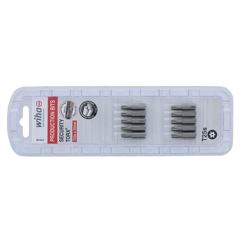 Wiha Security Torx Insert Bit T25s Pack of 10 Bits - Mississauga Hardware Centre IncWiha ToolsWIHA-70148