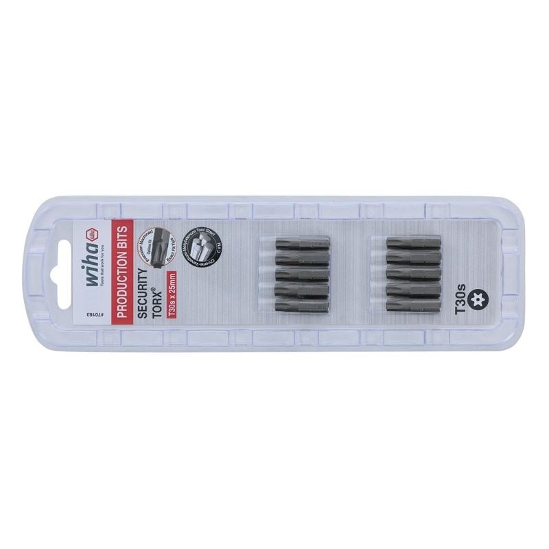 Wiha Security Torx Insert Bit T30s Pack of 10 Bits - Mississauga Hardware Centre IncWiha ToolsWIHA-70163