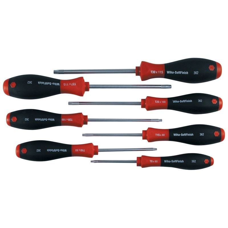 Wiha SoftFinish Security Torx Screwdriver 7 Piece Set T7s - T25s - Mississauga Hardware Centre IncWiha ToolsWIHA-36298