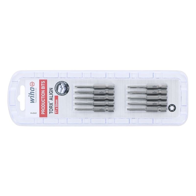 Wiha Torx Align Power Bit T7 x 50mm Pack of 10 Bits - Mississauga Hardware Centre IncWiha ToolsWIHA-74714