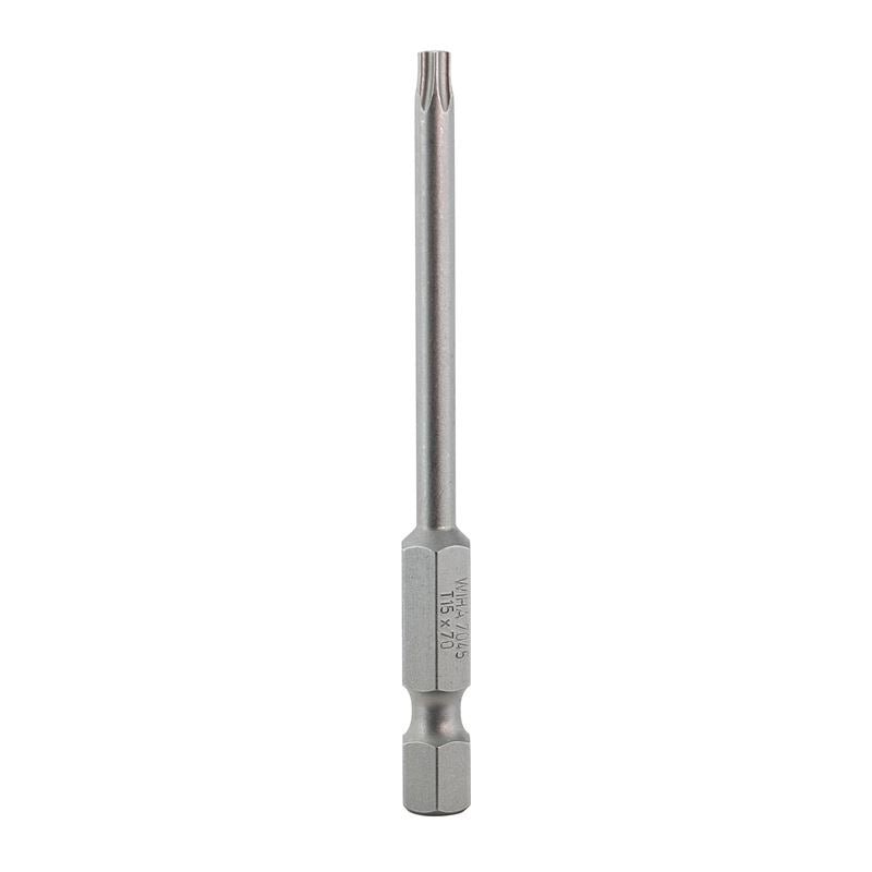 Wiha Torx Power Bit T15 x 70mm (2.75in) Pack of 10 Bits - Mississauga Hardware Centre IncWiha ToolsWIHA-74548