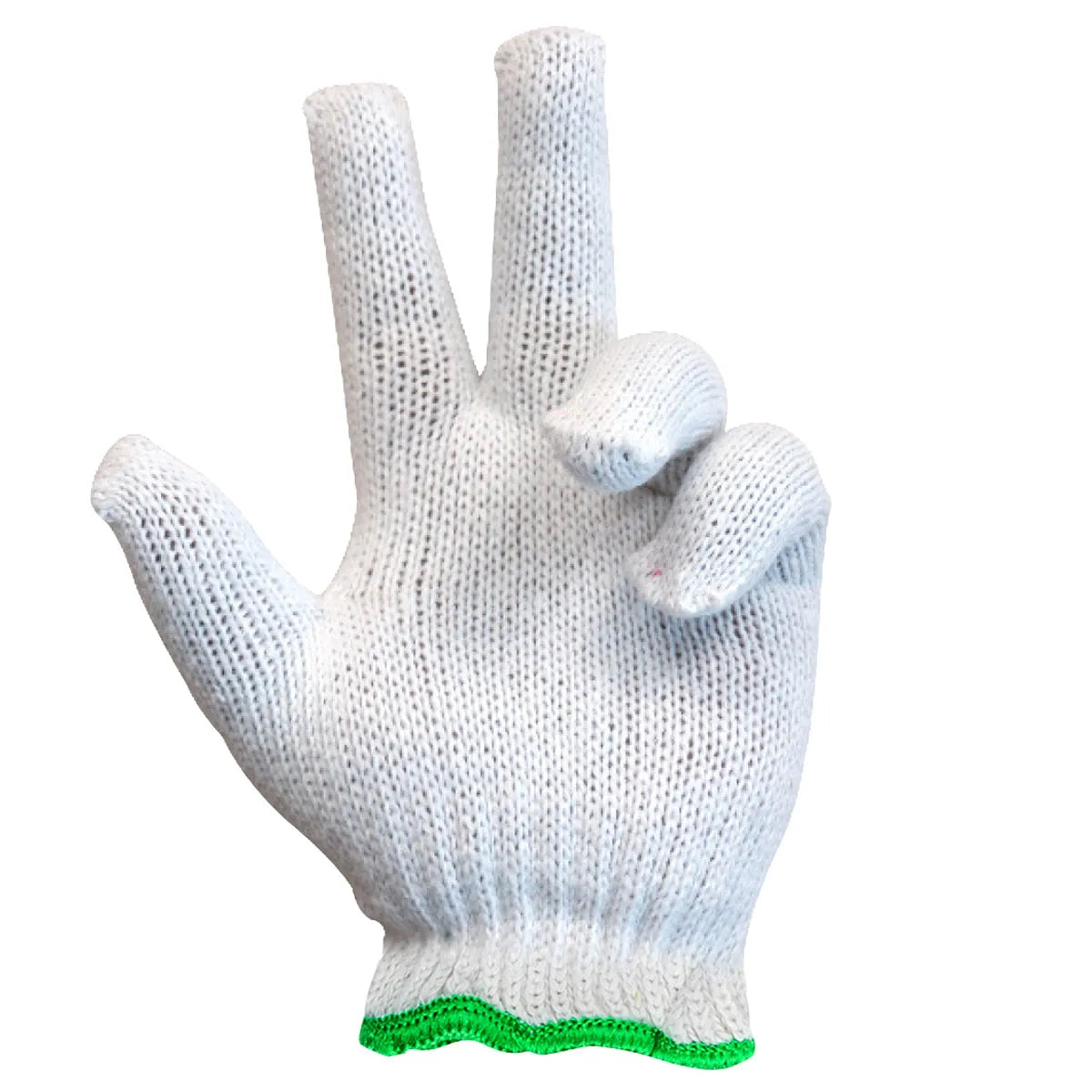 Toolway 105522 Knitted Poly/Cotton Gloves White (L) - 12pr