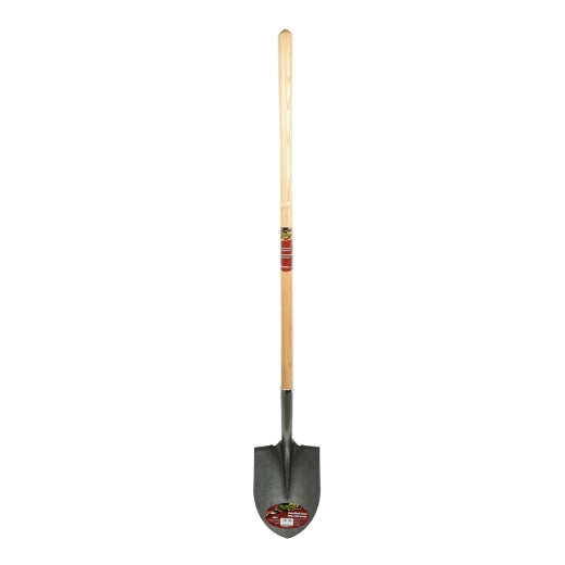Pro Yard 130505 Shovel Round Point 58in x 8-1/2in Blade Wood L-Handle