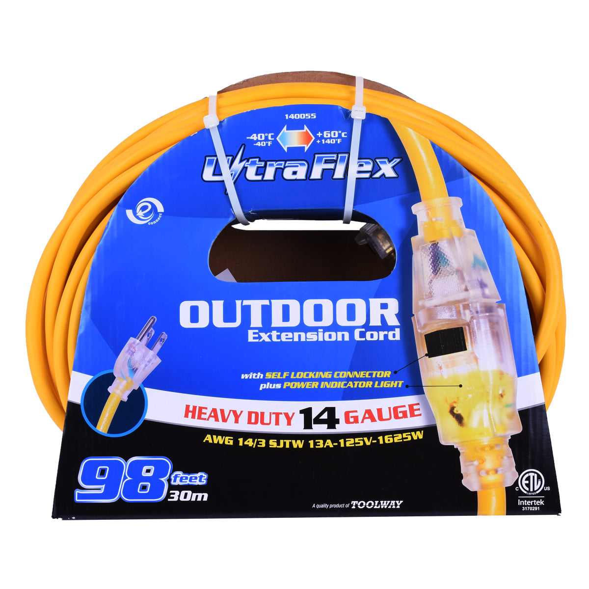 Toolway 14/3 Single Tap Extension Cord