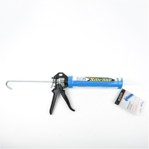 Tooltech 160004 Pro Heavy Duty Cradle-Style Caulking Gun with Auto Flow Stop 9"