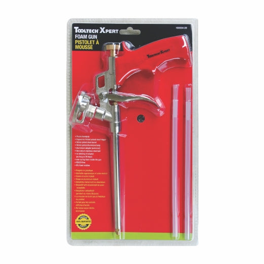 TOOLTECH 160034-20 Foam Dispensing Gun with Plastic Hand Grip 12-1/4"