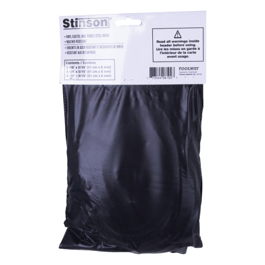 Stinson Cargo 406102 10PK Tie Down Bungee Stretch Cord Assorted