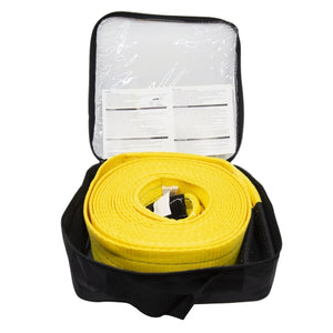Stinson Cargo 406472 Recovery Towing Strap With Loops 3in x 30ft 9000lb