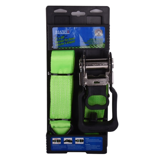 Stinson Cargo 739059 Tie Down Ratchet Strap 2in x 20ft 1050lb