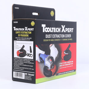 Tooltech 192099 4"-5" Grinding Dust Extractor With Universal Connectors For Angle Grinders