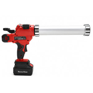 TOOLTECH 18V Cordless Sausage Caulking Gun with 600mL Aluminum Barrel