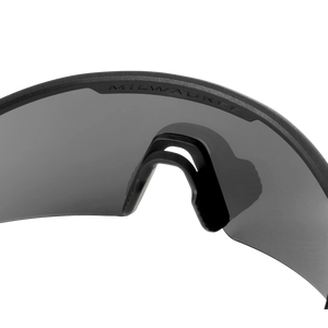 Milwaukee 48-73-2503 Polarized Wrap Around Safety Glasses - Silver Mirrored Dual Coat Lenses