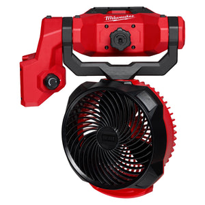 Red and black Milwaukee power tool on a white background