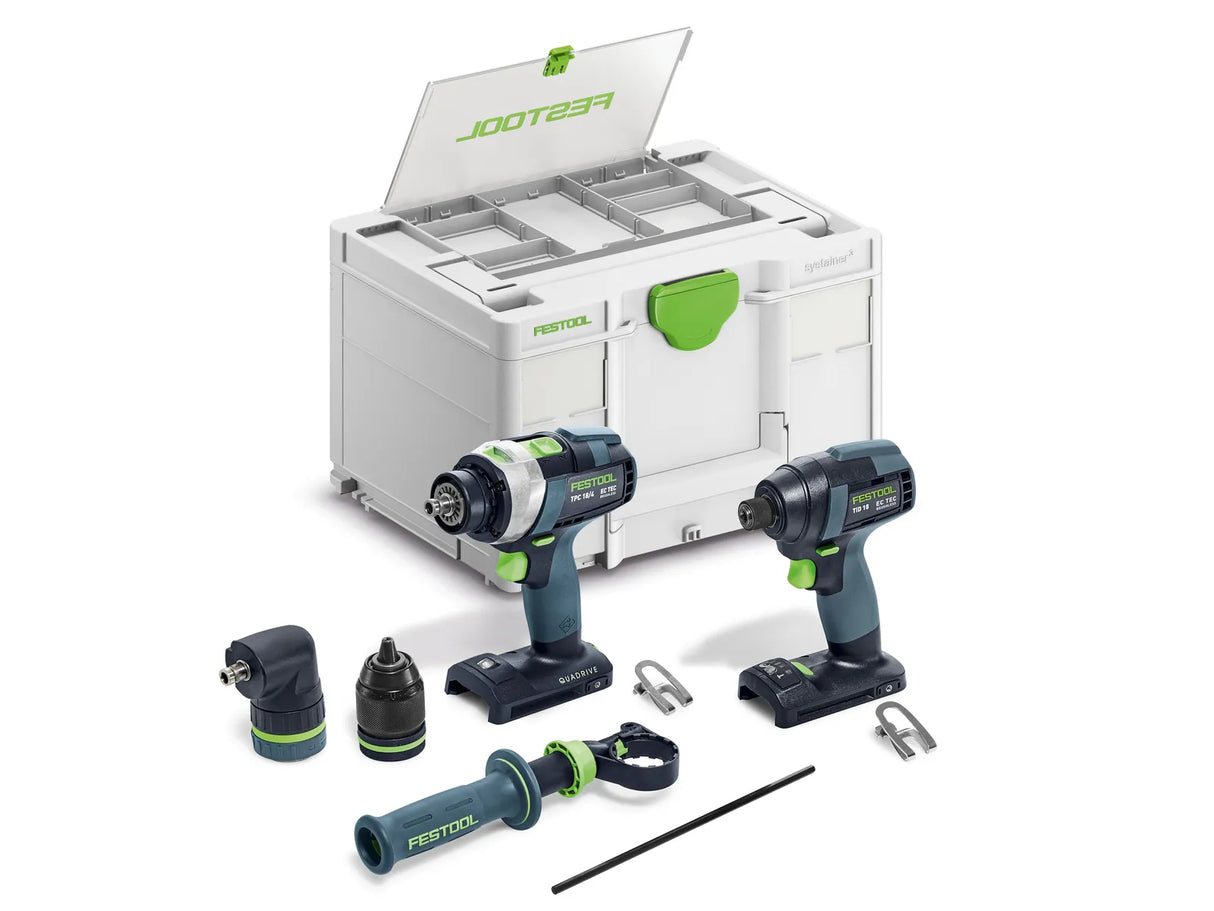 FESTOOL 578830 TID 18 Basic-Set TPC 18/4 Impact Driver and Drill set