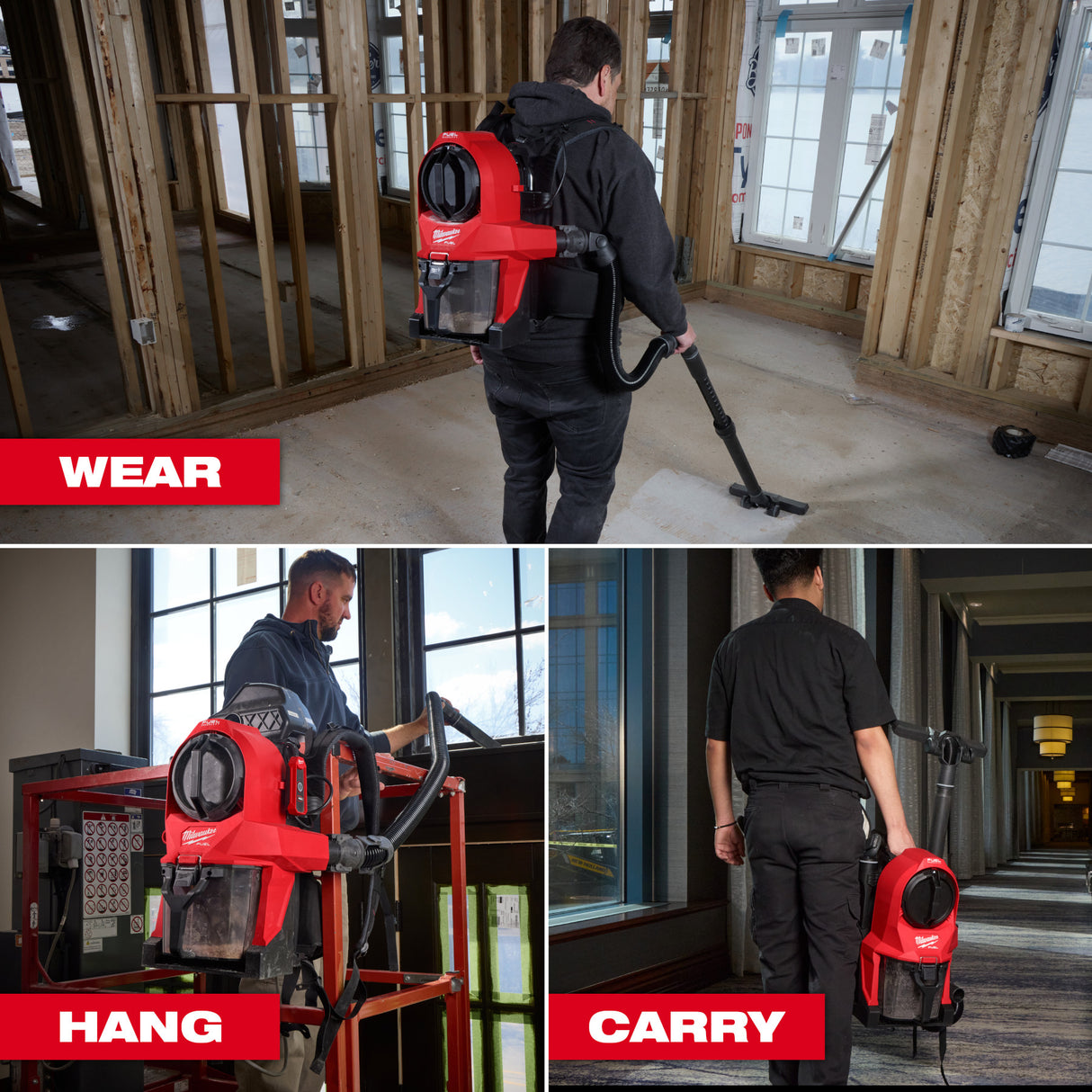 Milwaukee 0895-20 M18 FUEL™ 3-in-1 Backpack Vacuum