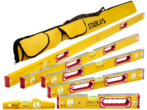 Stabila 78296 Type 196 Classic 6-Level Set with Case