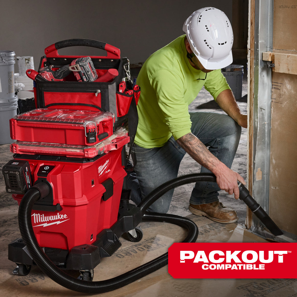 Milwaukee 0915-20 M18 FUEL™ NEXUS™ 6 Gallon Wet/Dry Vacuum w/ PACKOUT™ Compatibility