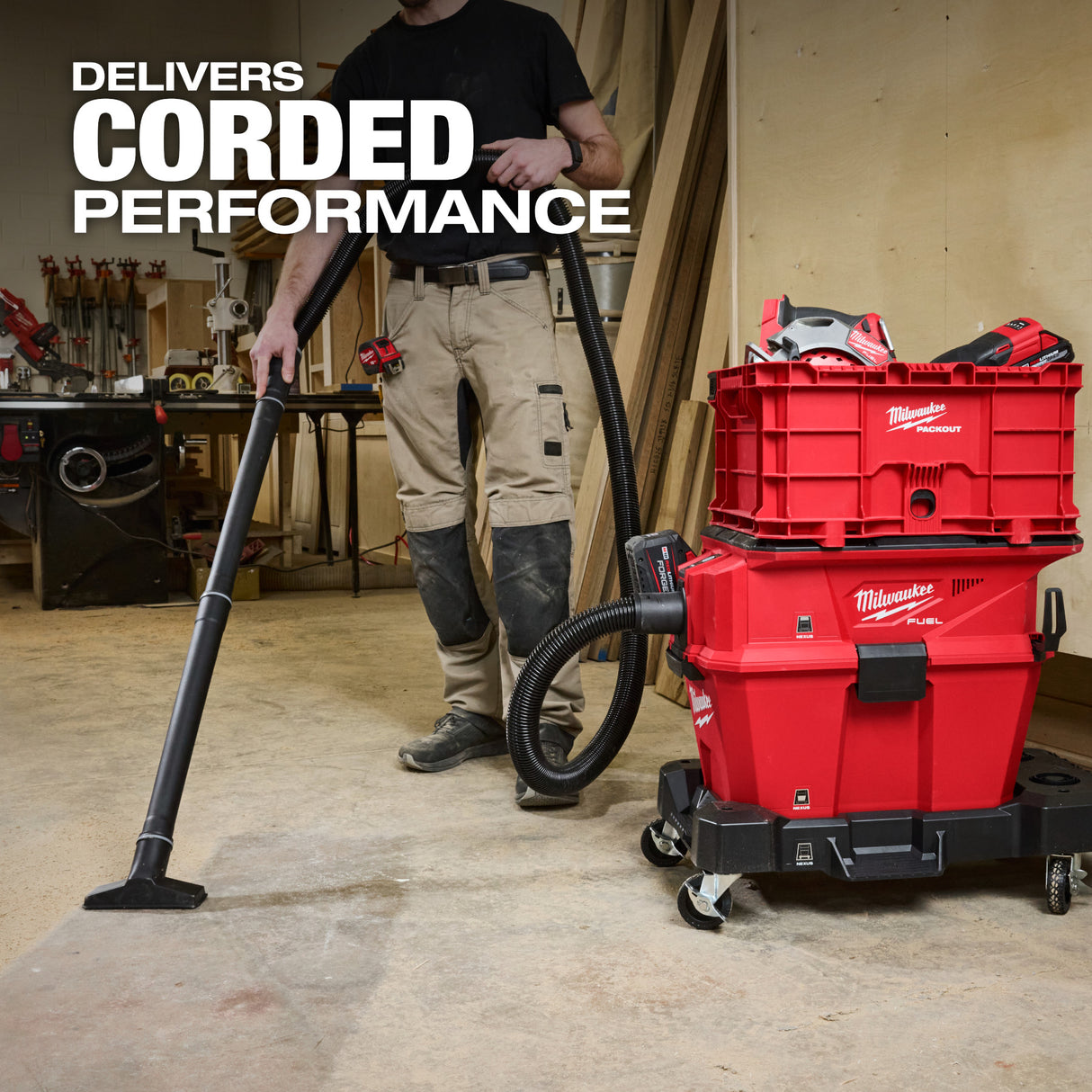 Milwaukee 0915-20 M18 FUEL™ NEXUS™ 6 Gallon Wet/Dry Vacuum w/ PACKOUT™ Compatibility