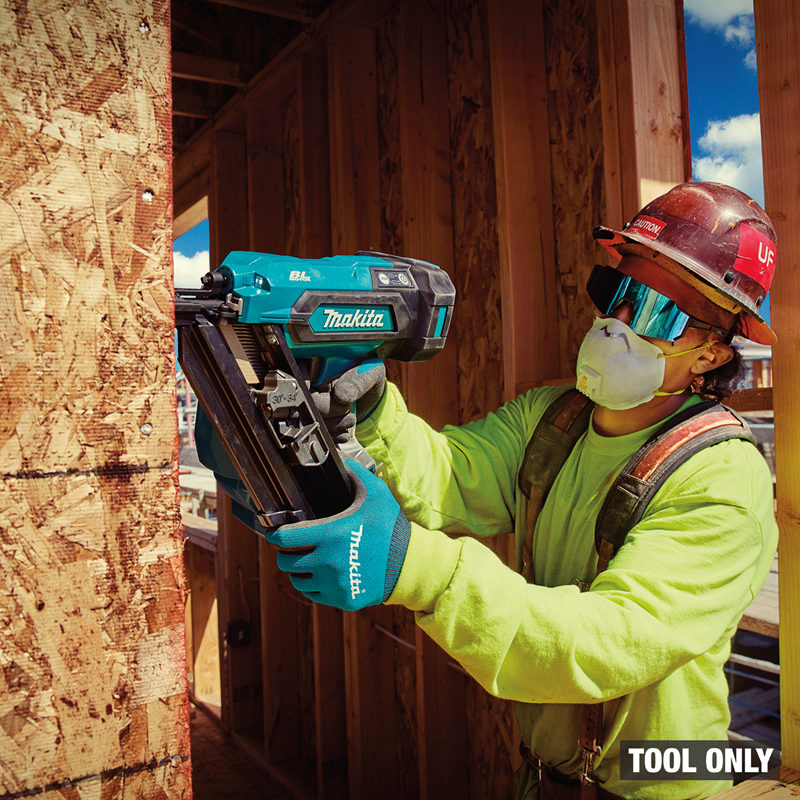 Makita DBN900ZK 18V LXT® Lithium‑Ion Cordless 30º Clipped Head 3‑1/2" Framing Nailer, Tool Only