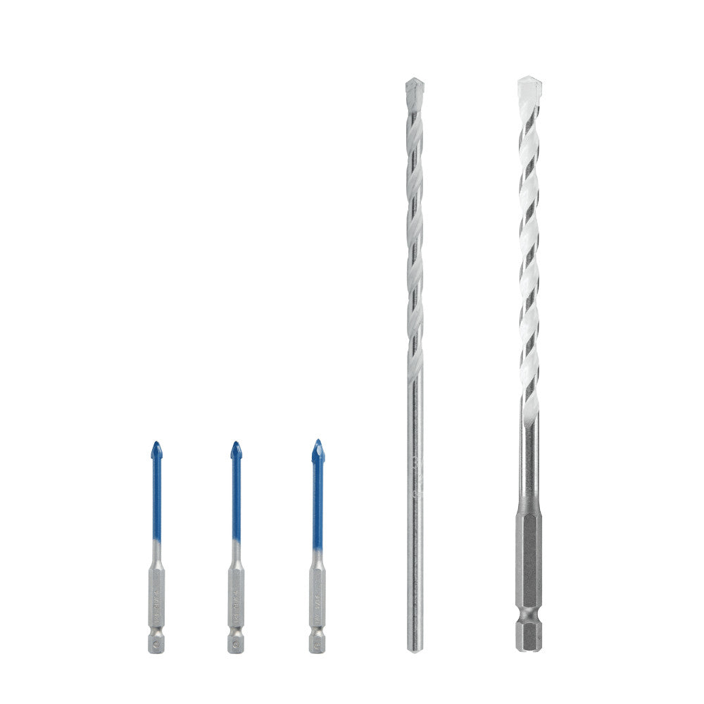 Bosch PTBXMC05 5 pc. Porcelain Tile and Multi-Material Drill Bit Set