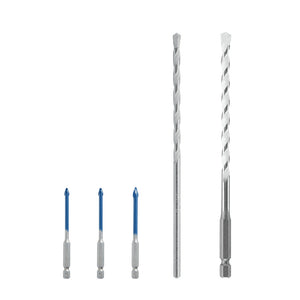 Bosch PTBXMC05 5 pc. Porcelain Tile and Multi-Material Drill Bit Set