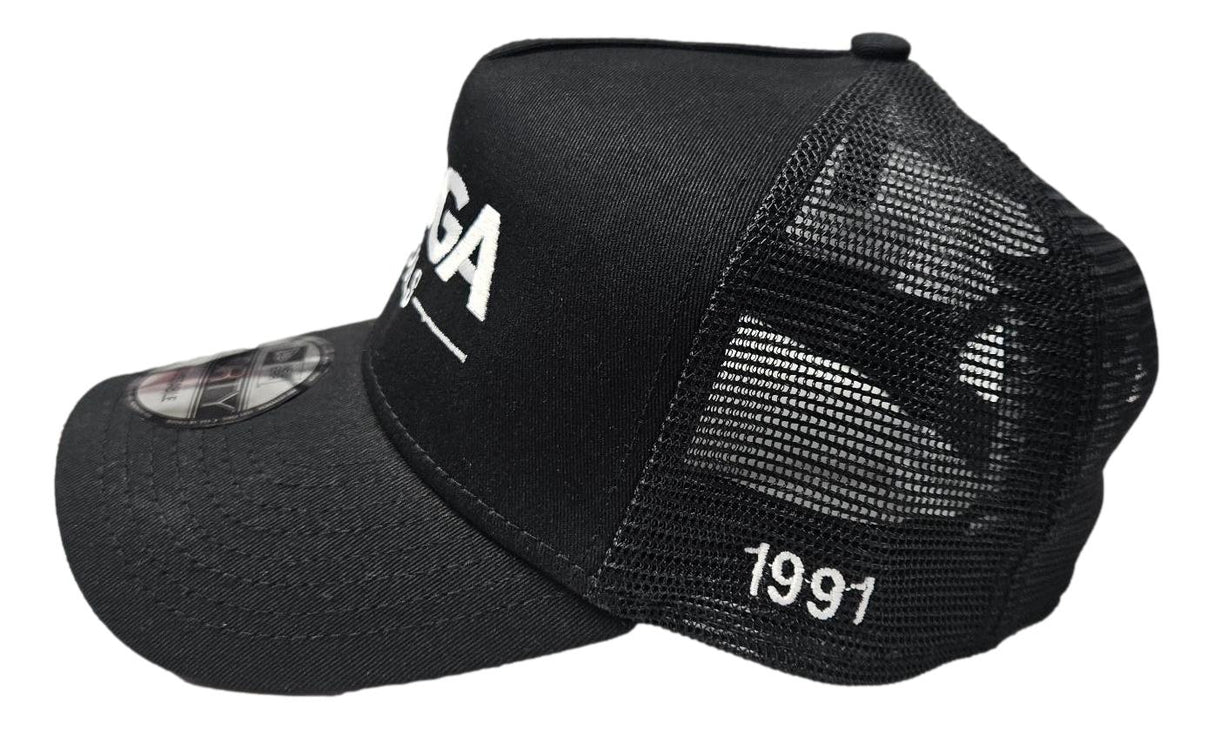 Sauga Tools New Era 9FORTY Black Trucker Hat
