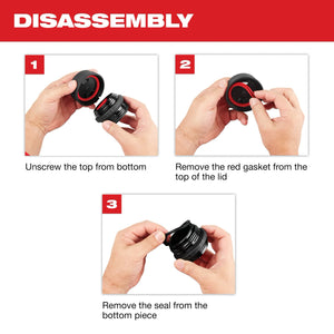 Milwaukee 48-22-8394R PACKOUT™ 18oz Insulated Mug with Sip Lid