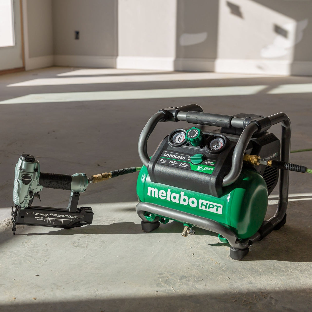 metabo HPT EC36DAQ4 36V MultiVolt 2 Gallon Cordless Air Compressor (Tool Body Only)