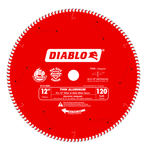 DIABLO D12120N 12" x 120-Teeth Aluminum Saw Blade for Thin Non-Ferrous Metal
