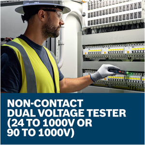 Bosch GVD1000-17 Non-Contact Voltage Tester 24-1000V AC with Flashlight