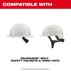 Milwaukee 48-73-1460 BOLT™ Task Full Face Shield - Clear Uncoated Lens (Compatible with Milwaukee® BOLT™ Safety Helmets & BOLT™ Hard Hats)