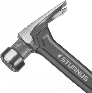 Sturnus Green Velocity Rip Claw Hammer – 13oz, Short Handle, Smooth Face