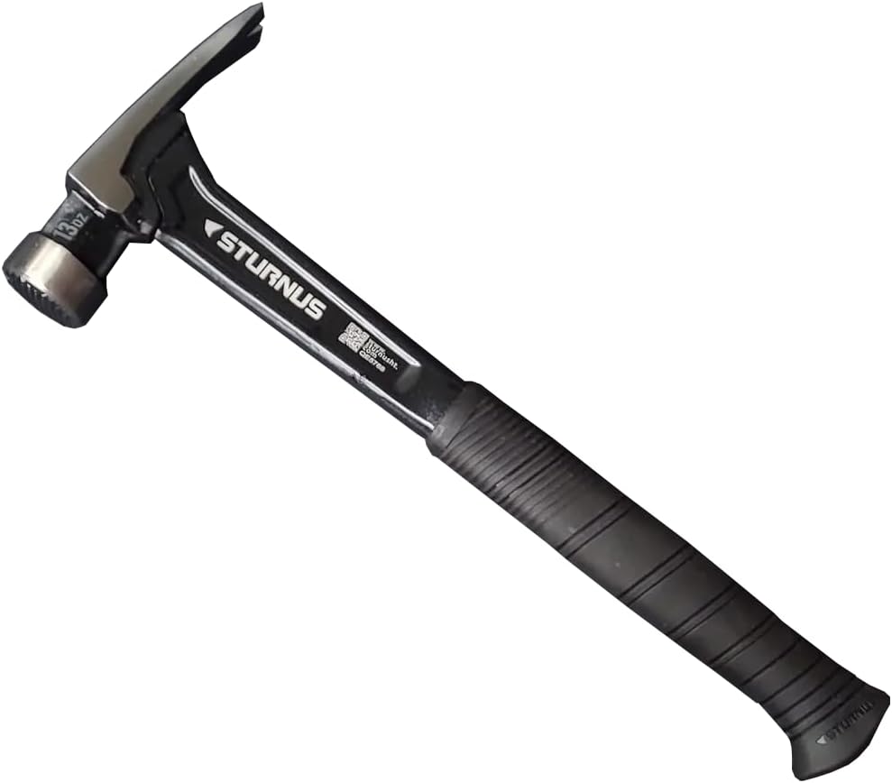 Sturnus Graphite Velocity Rip Claw Hammer – 13oz, Short Handle, Milled Face