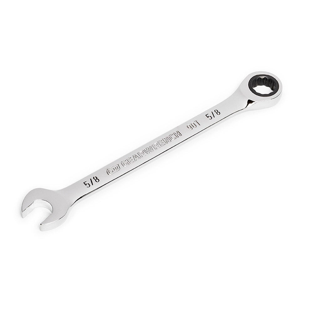 GEARWRENCH 86947 5/8" 90-Tooth 12 Point Ratcheting Combination Wrench