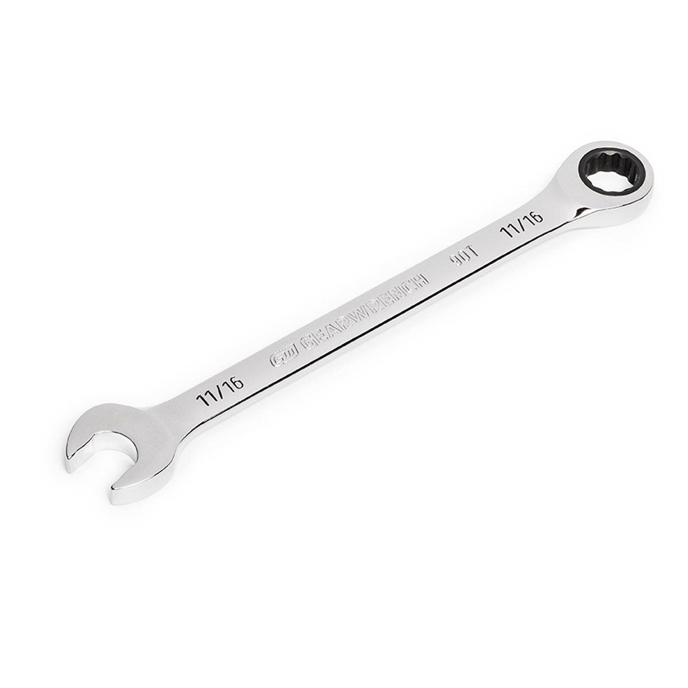 GEARWRENCH 86948 11/16" 90-Tooth 12 Point Ratcheting Combination Wrench