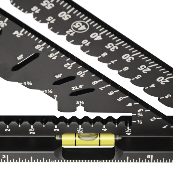 JOHNSON 7-1/4" Johnny Square® MACH-1™ Smart Mark™ Rafter Square with Level Vial