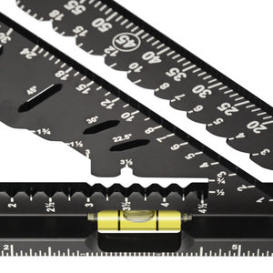 JOHNSON 7-1/4" Johnny Square® MACH-1™ Smart Mark™ Rafter Square with Level Vial