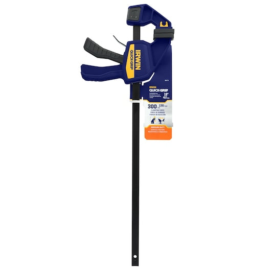 IRWIN 1964719 18" QUICK-GRIP® Medium-Duty One-Handed Bar Clamp